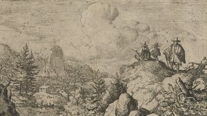 De Tekenaar, c.1644 door Allart van Everdingen